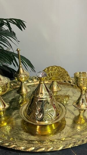 طقم الـ 6 قطع النحاسي