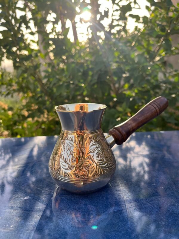 جزوة القهوة نحاسية"بدون غطاء"