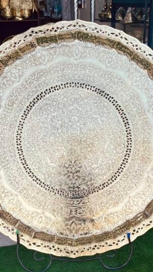 سينية نحاسية مثقوبة 1 متر