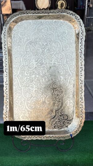 بلاطو نحاسي ذهبي 1M/65 CM