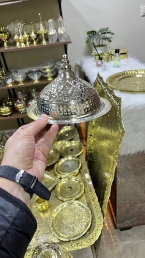 طاجين النحاس الفضي